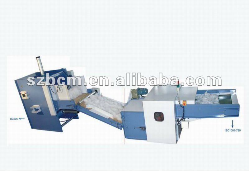 china ball fiber carding machine in machinery