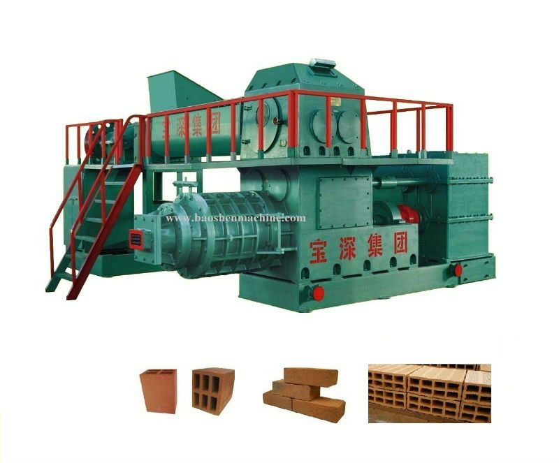 China Bao-Shen JKY 50/50E-40 Soil Brick Extruder-Important Brick Making Machinery in the Clay Brick Plant