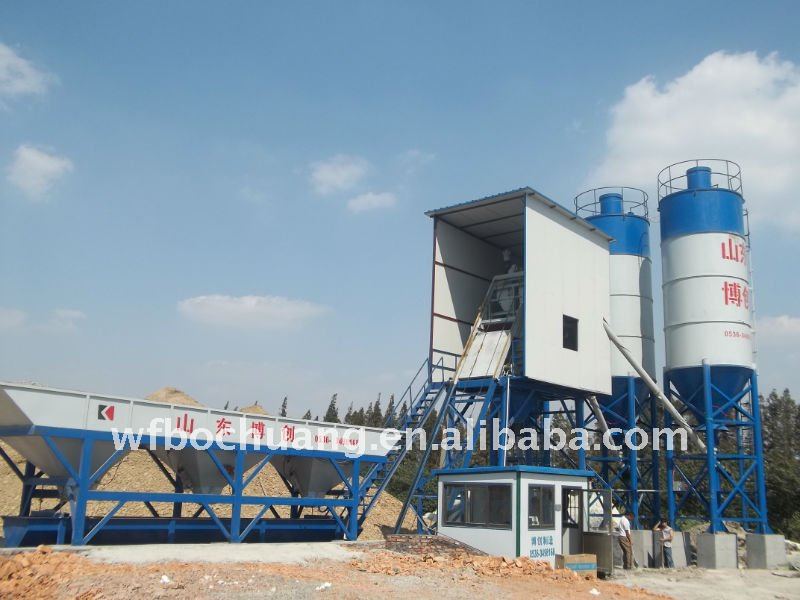 China Bochuang HZS40 concrete mixing plant