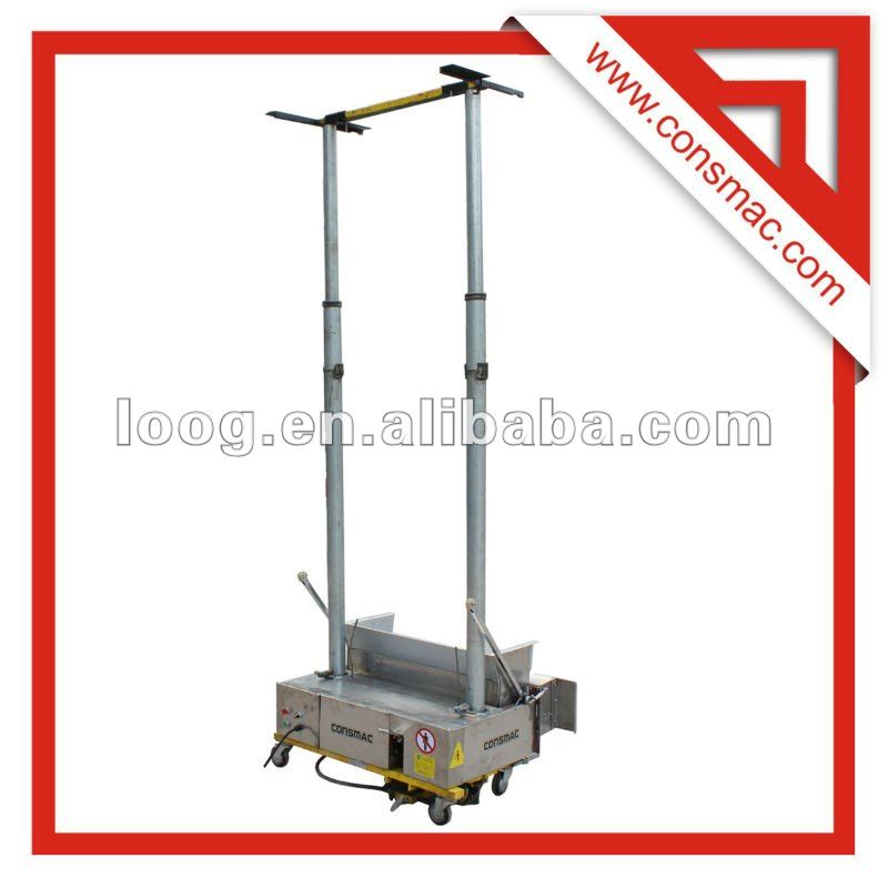 China CONSMAC Automatic ceiling plastering rendering machine