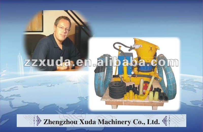 China dry type concrete sprayer