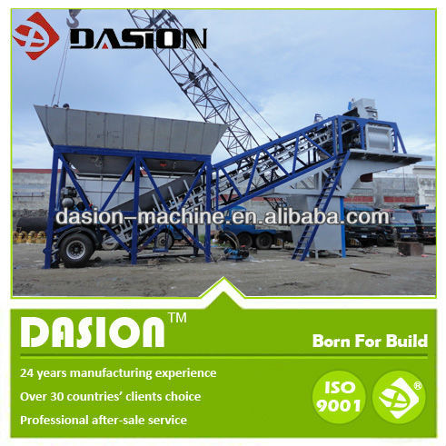 china hot-selling good quality YHZS25 mobile concrete batching / Mixing plant in sri lanka with high efficiency and low cost