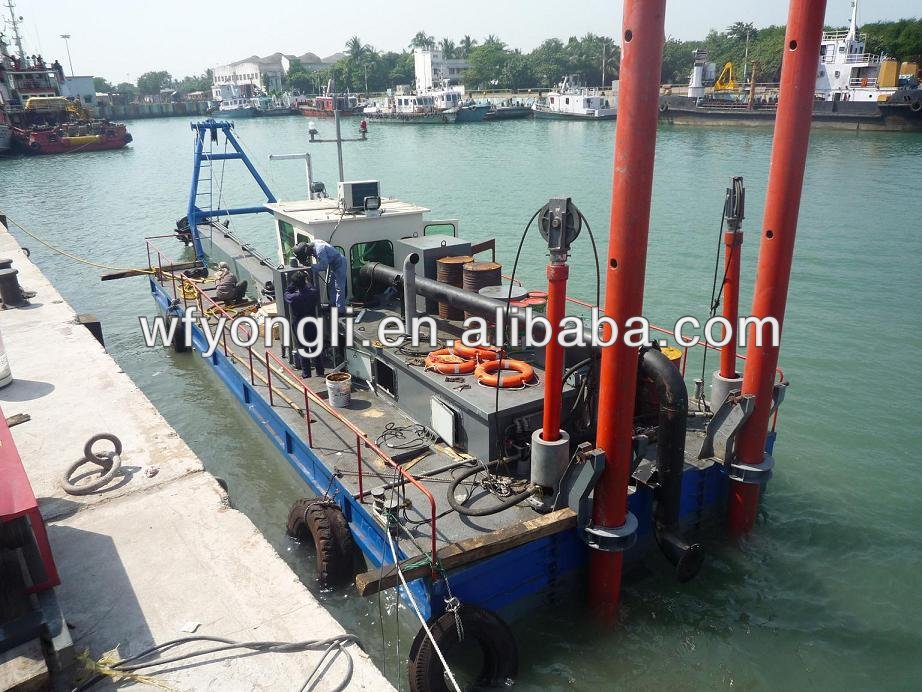 China large size hydraulic sand and mud cutter dredger