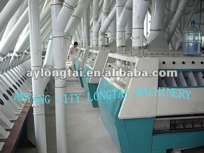 China Longtai Competitive Price Resonable Design Turn-key Wheat Flour Mill Factory 6FTF-200