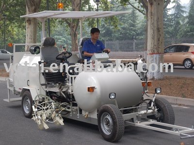 China made double tanks road marking machine