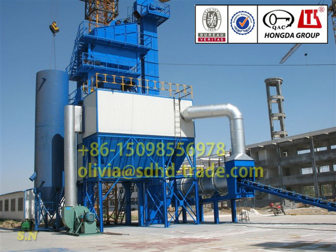 China Mini Asphalt Batching Plant 40T/h / Modular Design / Nomex Bag Filter / ISO9001&BV Approved