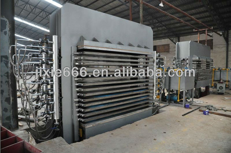 China plywood hot press/ 400T hot press machine