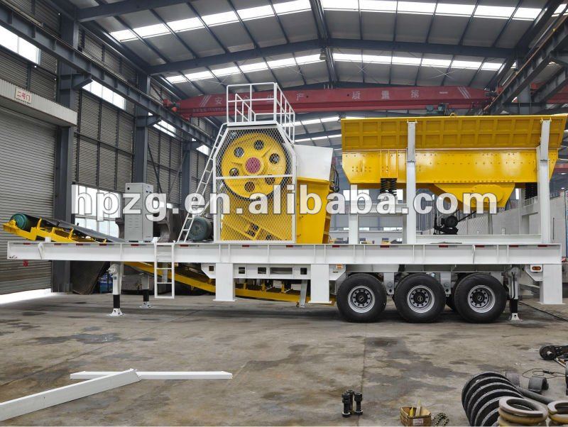 China Produced Mobile Stone Crusher Plant