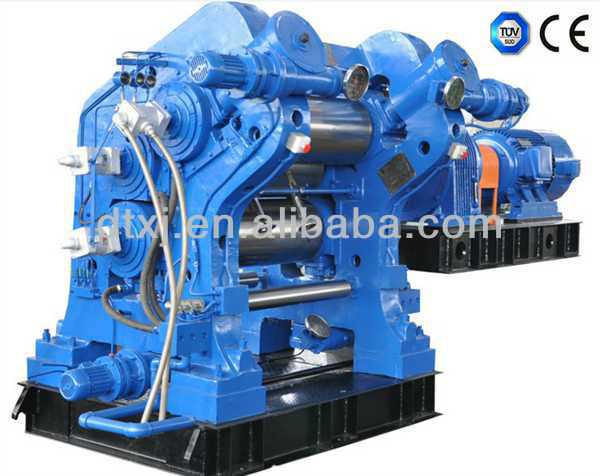 China rubber 3-roll calender mill machine