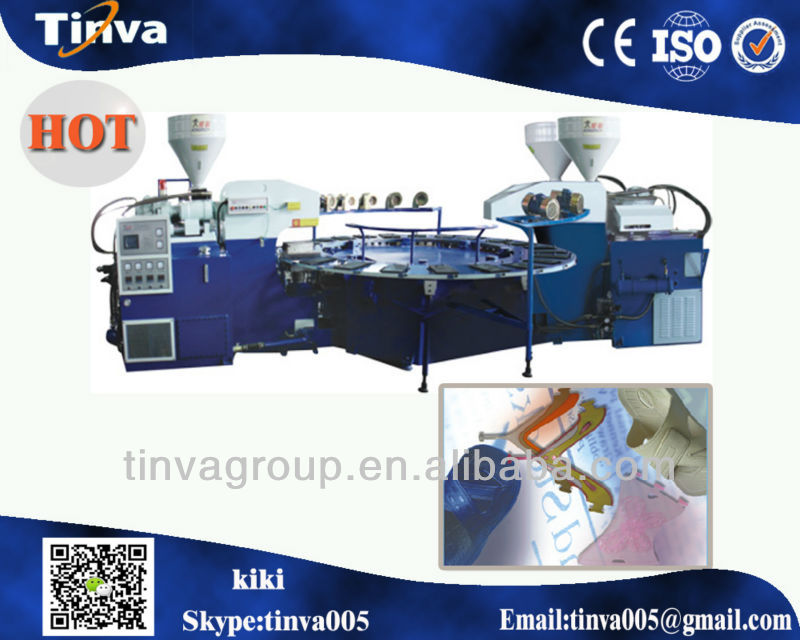 China Ruian Full automatic multi-functional PVC Plastic blowing injection moulding machine