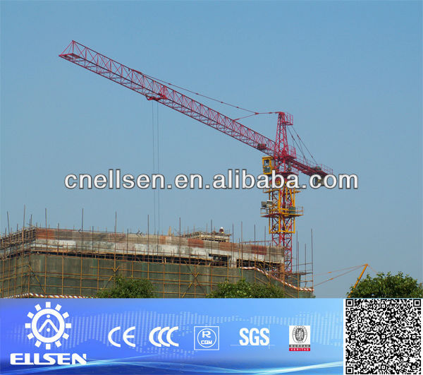 China self-erecting tower crane/ luffing tower crane/ topless tower crane