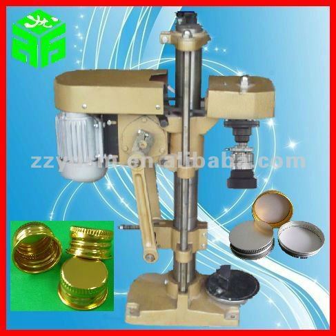 China semi-automatic aluminium cap locking & capping machine