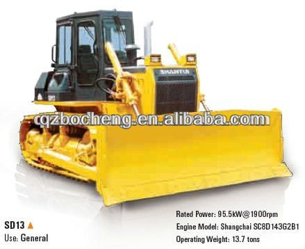 China SHANTUI 160HP mini bulldozer SD16 bulldozer