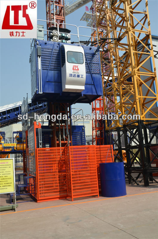 china single cage construction elevator/hoist SC200P