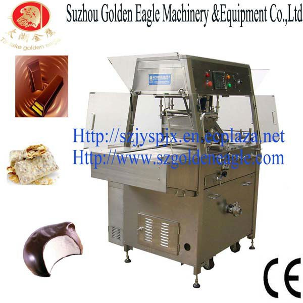 chocolate making line---chocolate enrobing machine