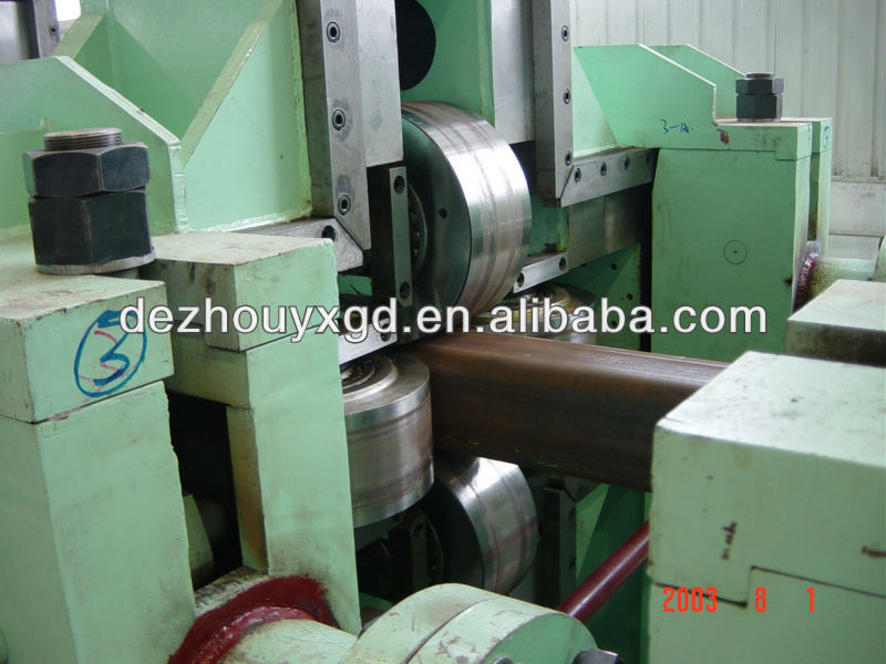 circle tubes into square tubes forming machine