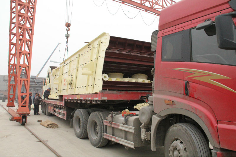 circular vibrating screen for screening various ores