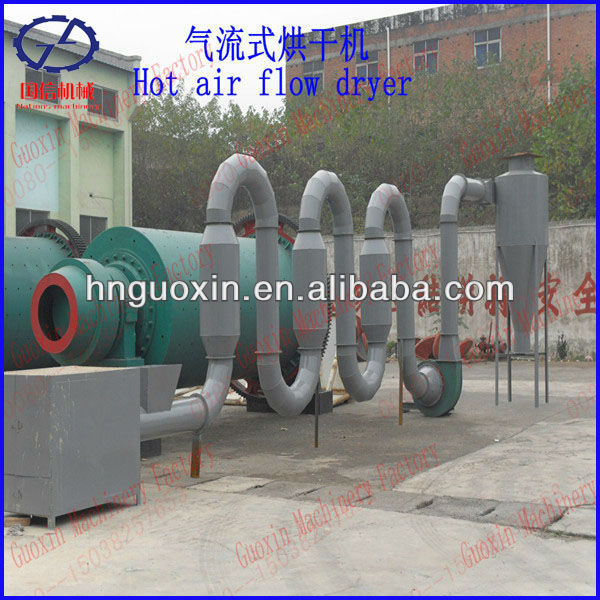 Circulate energy big thermal efficiency in sawdust airflow dryer