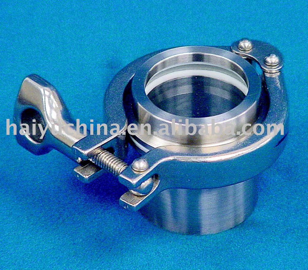 clamped sample valve