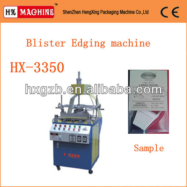 Clamshell edging folding machine