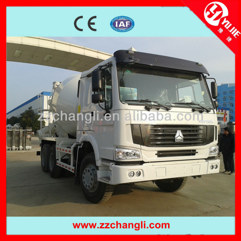 CLCMT-6 HOWO concrete transit mixer, concrete mixing truck, small concrete mixer truck