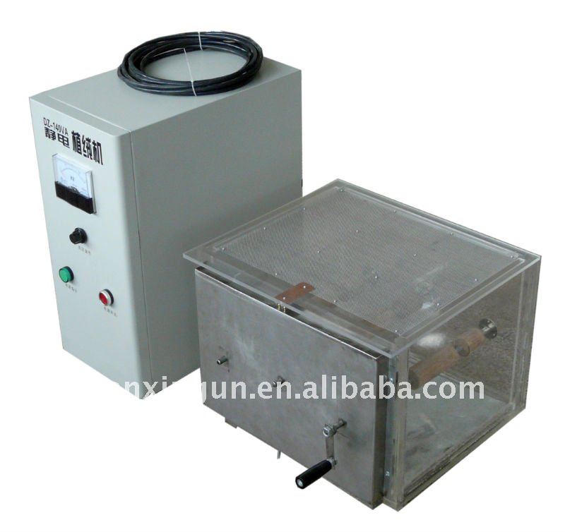 Clearer Roller flocking electrostatic Flocking Coating Machine