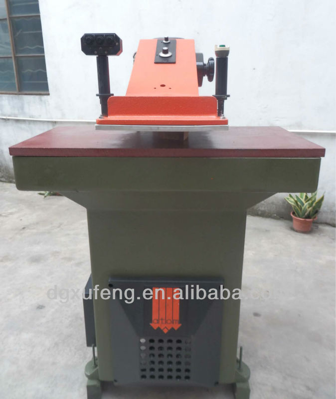 clicker press, hydraulic swing arm leather cutting press machine,