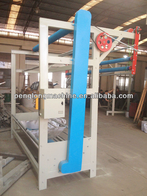 Cloth Rolling and Dropping Machine with cloth cradle blew