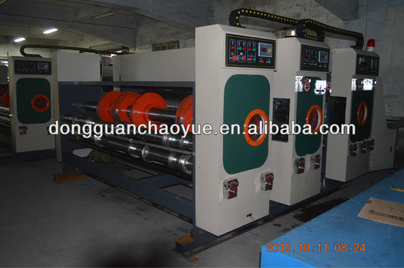 CN101-1450*2500mm semiauto flexographic printing slotting machine
