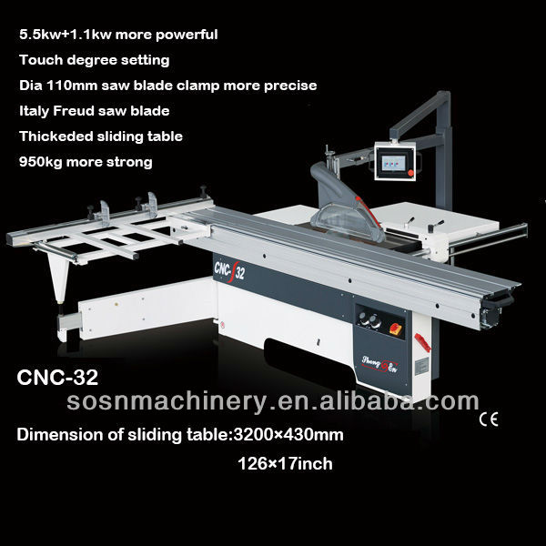 CNC-32 Semi-auotmatic horizontal panel saw machine