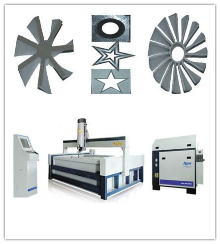 CNC abrasive water jet cutting machine