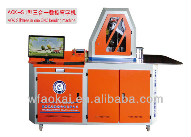 CNC channel letter bending machine