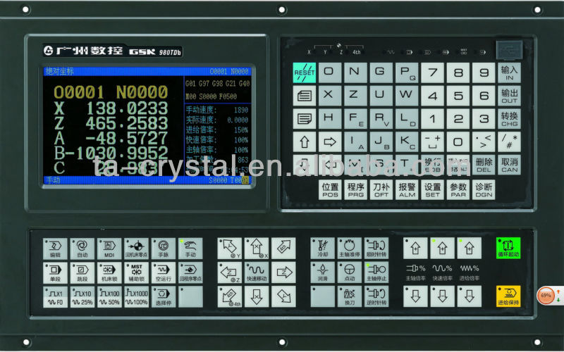 CNC controller for lathe machine GSK980TDb