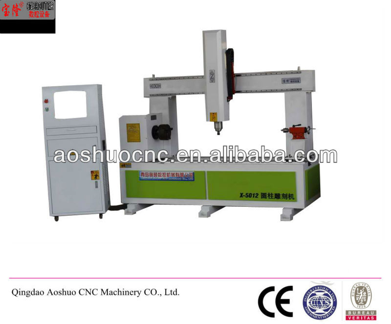 CNC Cylinder Carving Machine For Woodworking