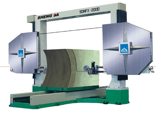 cnc diamond wire saw cutting machine