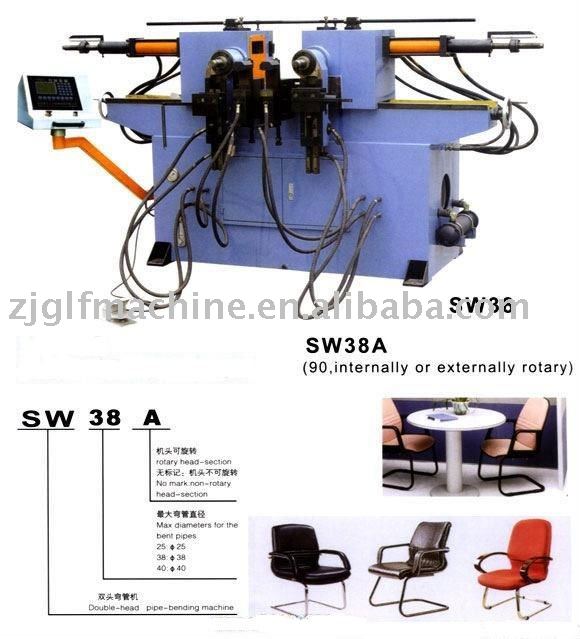 CNC Double hydraulic tube bending machine