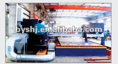 CNC dust removal plasma cutting machine