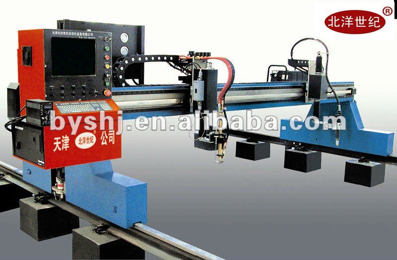 CNC flame plasma cutting machine