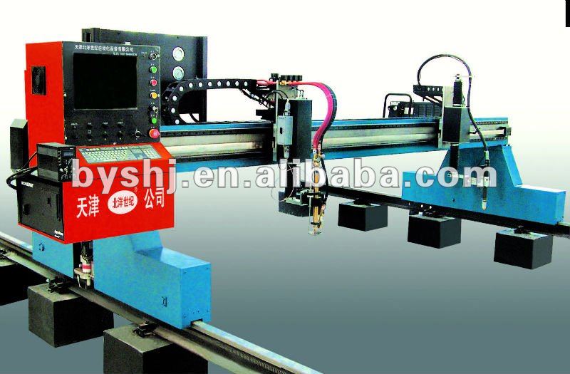 CNC flame plasma cutting machine