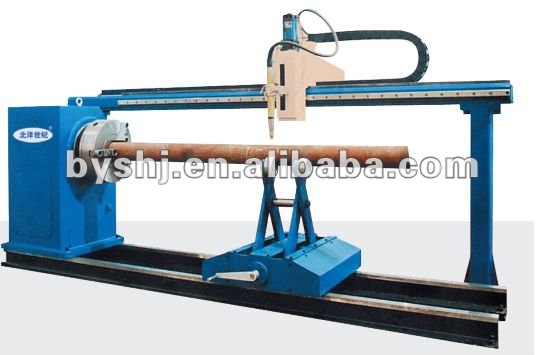 CNC flame plasma intersecting pipe cutting machine