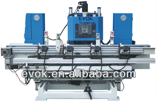 CNC high-speed and full function wooden-door lock-hole and hinge boring machine