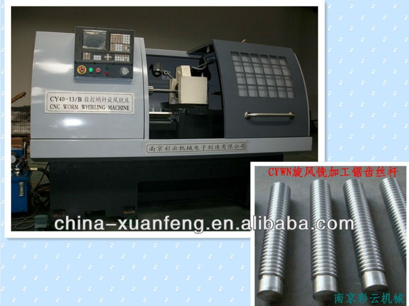 CNC leadscrew whirling machine