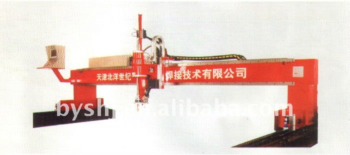 CNC plasma curved bevel cutting machine