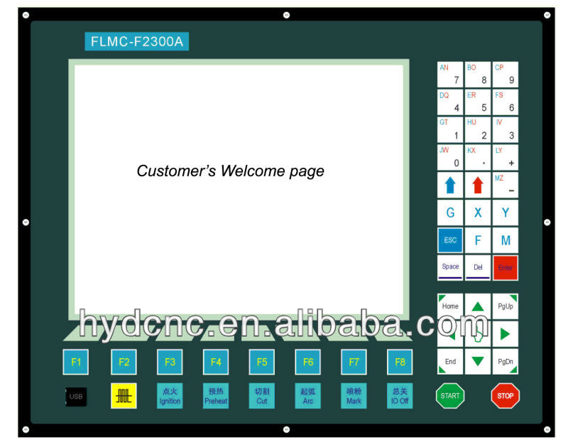 CNC plasma cutting controller system2300A