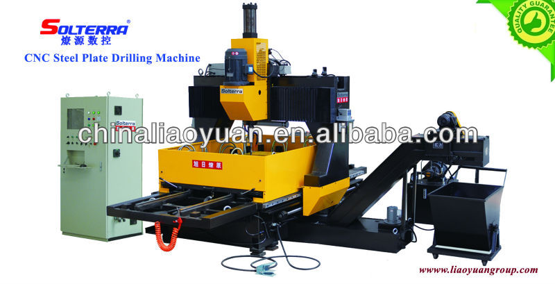 CNC steel Plate Drilling Machine with two changeable worktables