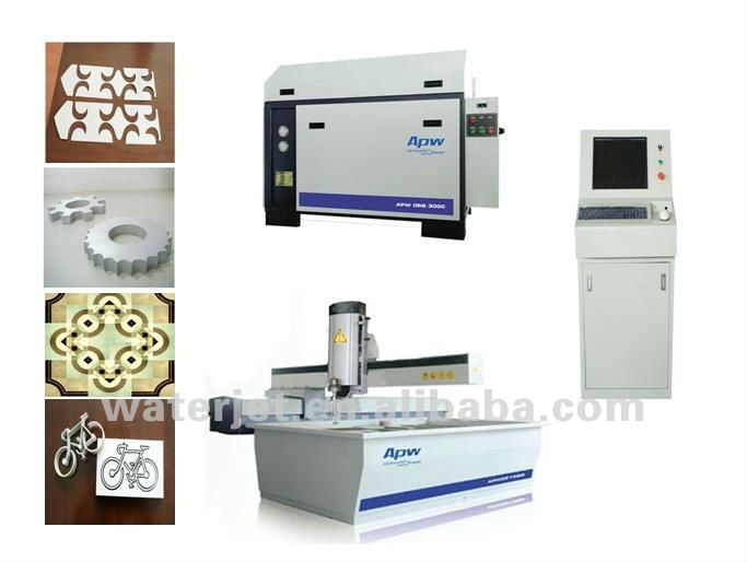 CNC ultra-high pressure waterjet cutter with 2500*1500mm table