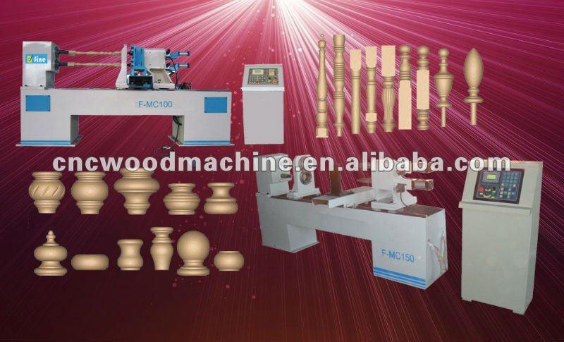 CNC wood lathe machine