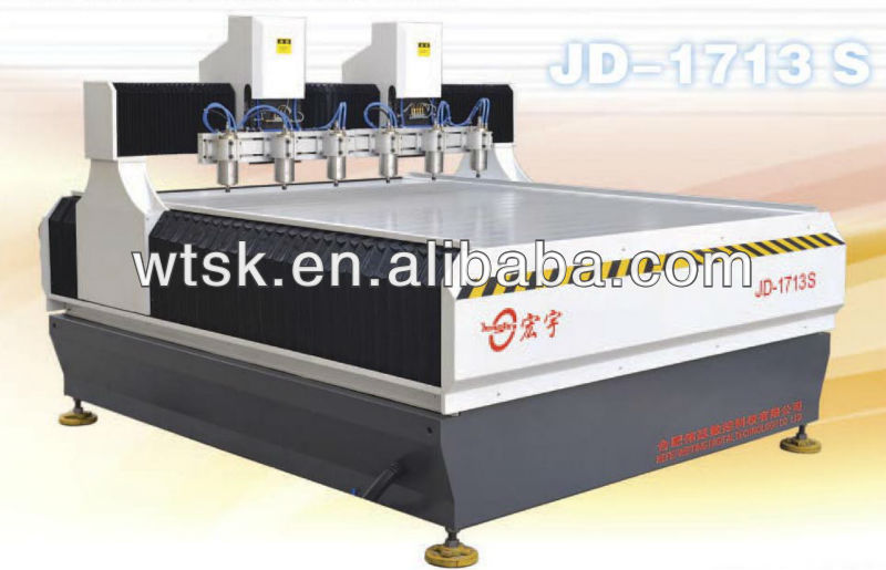 cnc wood machine JD-1713S hot sell 4 axis cnc wood router