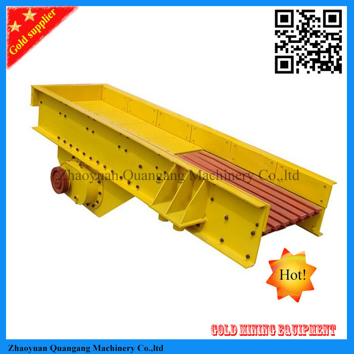 Coal / gold vibrating hopper feeder with high capacity