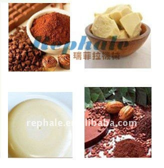 cocoa butter and cocoa powder processing machine